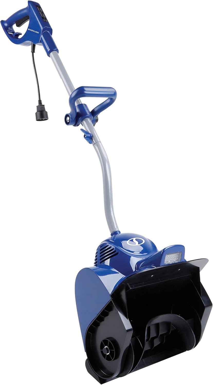 Snow Joe 324E 11-Inch 10 Amp Electric Snow Shovel w/Headlights, Blue Pack of 2