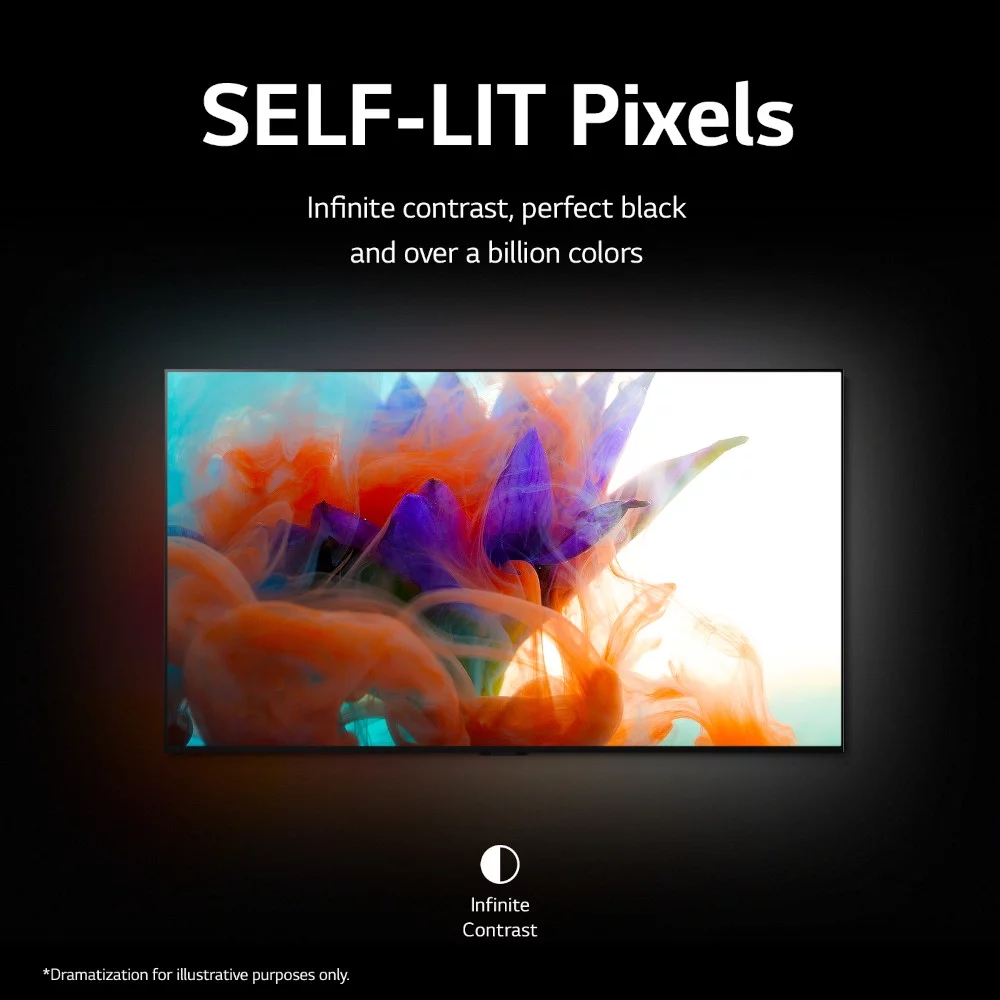 LG 65 Class 4K UHD OLED Web OS Smart TV with Dolby Vision A2 Series OLED65A2PUA
