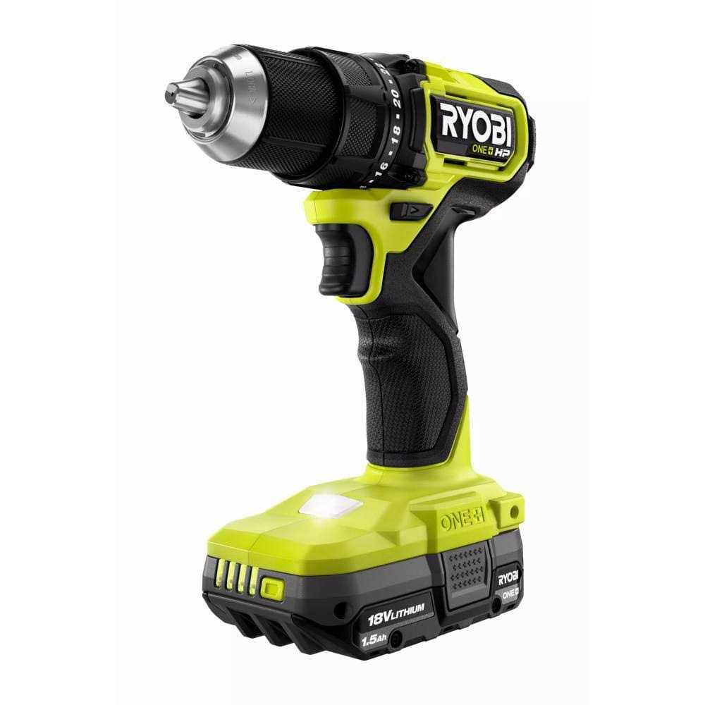 RYOBI ONE+ HP 18V Brushless Cordless Compact 1/2 in. Drill/Driver Kit with 1.5 Ah Batteries - Shop Hardware Tools Online Store