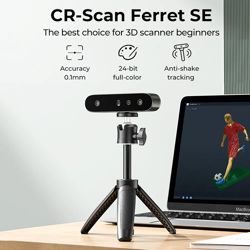 3D Scanner,Asic Chipset 30fps Scan3d Handheld 30fps 0.1mm Dual 3d Scanner Dual Mode Speed 0.1mm Ferret Se Portable Handheld Scanner Portable And 30fps Speed Mode With 30fps