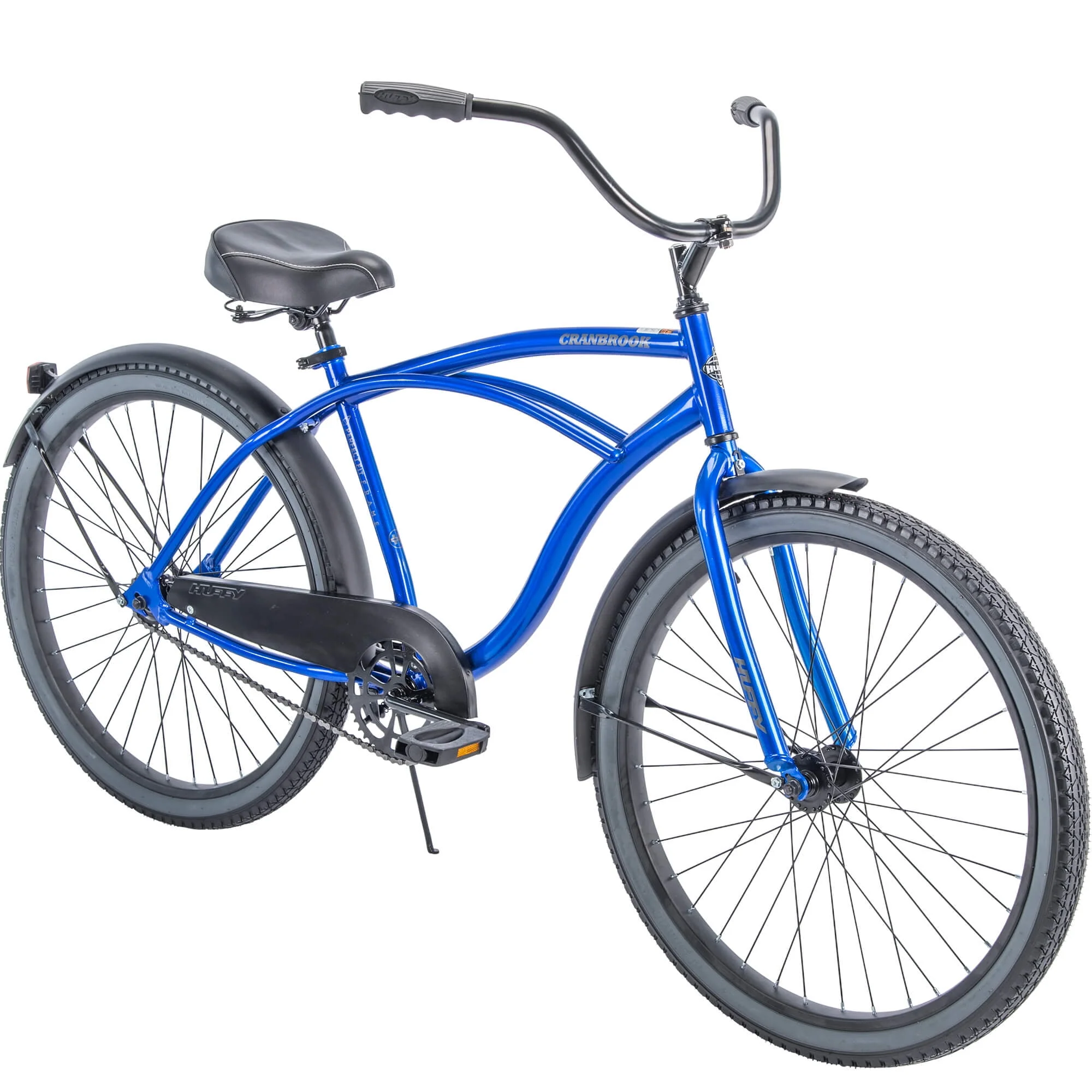 Huffy 26 Inch Cranbrook Men's Comfort Cruiser Bike, Matte Blue