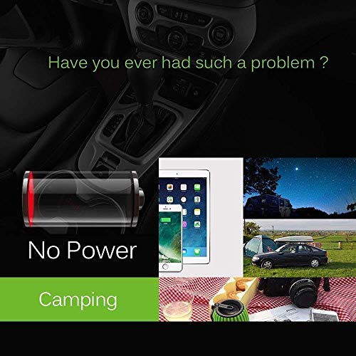 DC 12V 24V to AC 240V Voltage Converter, for Family Truck Car Pure Sine Wave Inverter, AC Socket and USB Interface