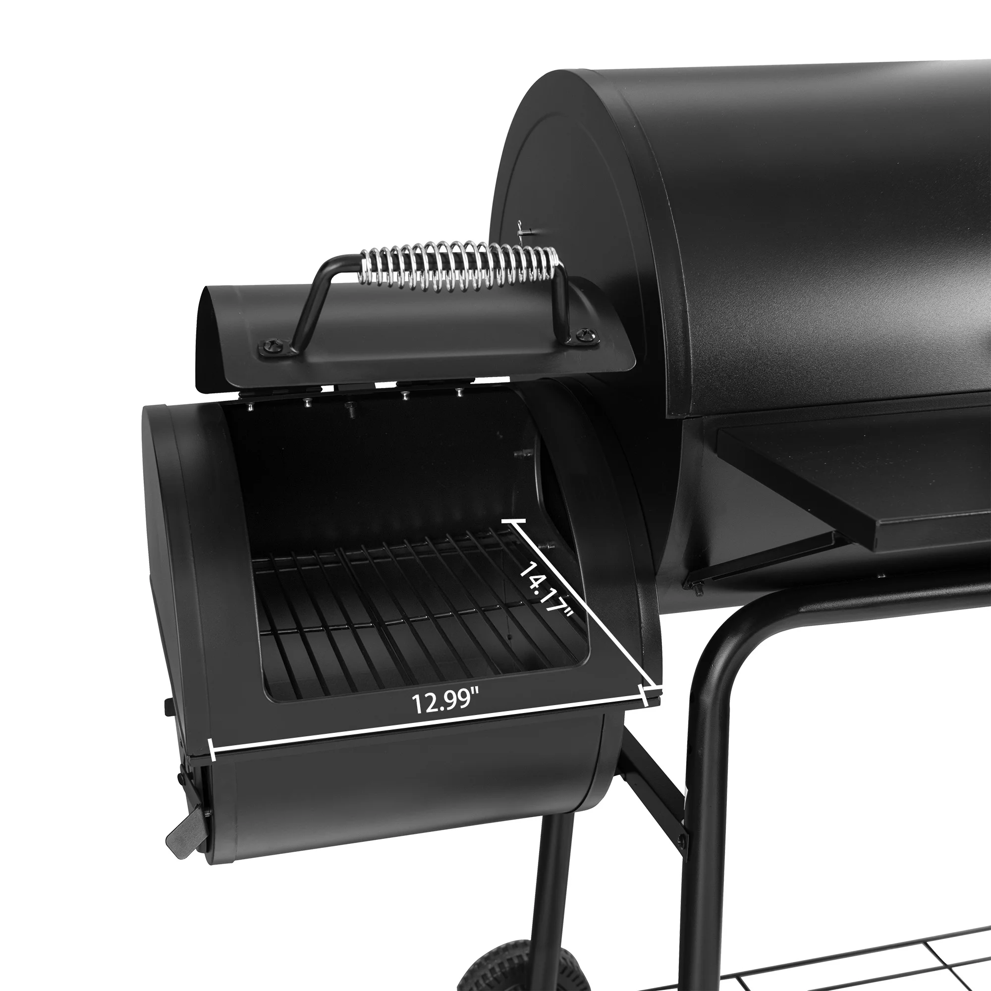Royal Gourmet 30 CC1830S Steel Charcoal Grill with Offset Smoker