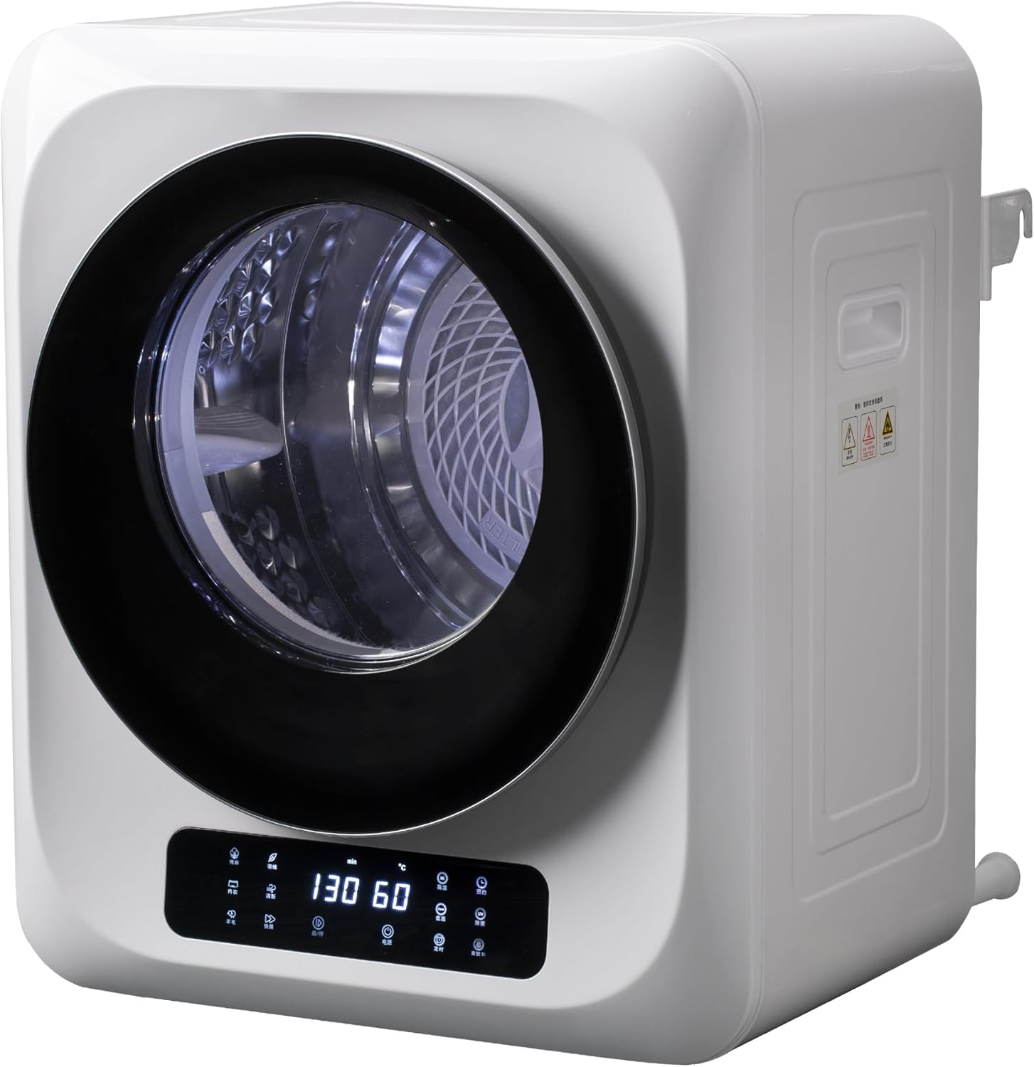 Compact Laundry Dryer,Portable Automatic Drying temperature system Dryer Machine,110v 850w for Small Spaces