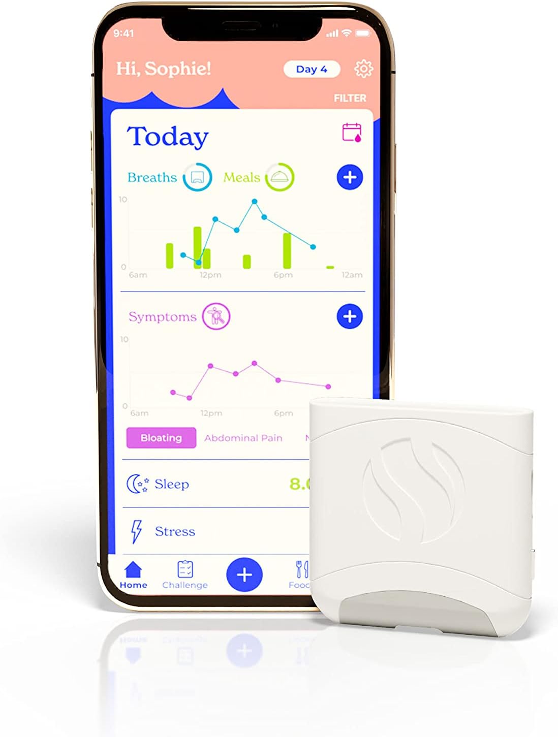 FoodMarble AIRE | Personal Digestive Breath Tester Device Only | Easily Monitor Your Gut Health | Track and Discover Food Sensitivity | FSA/HSA Eligible