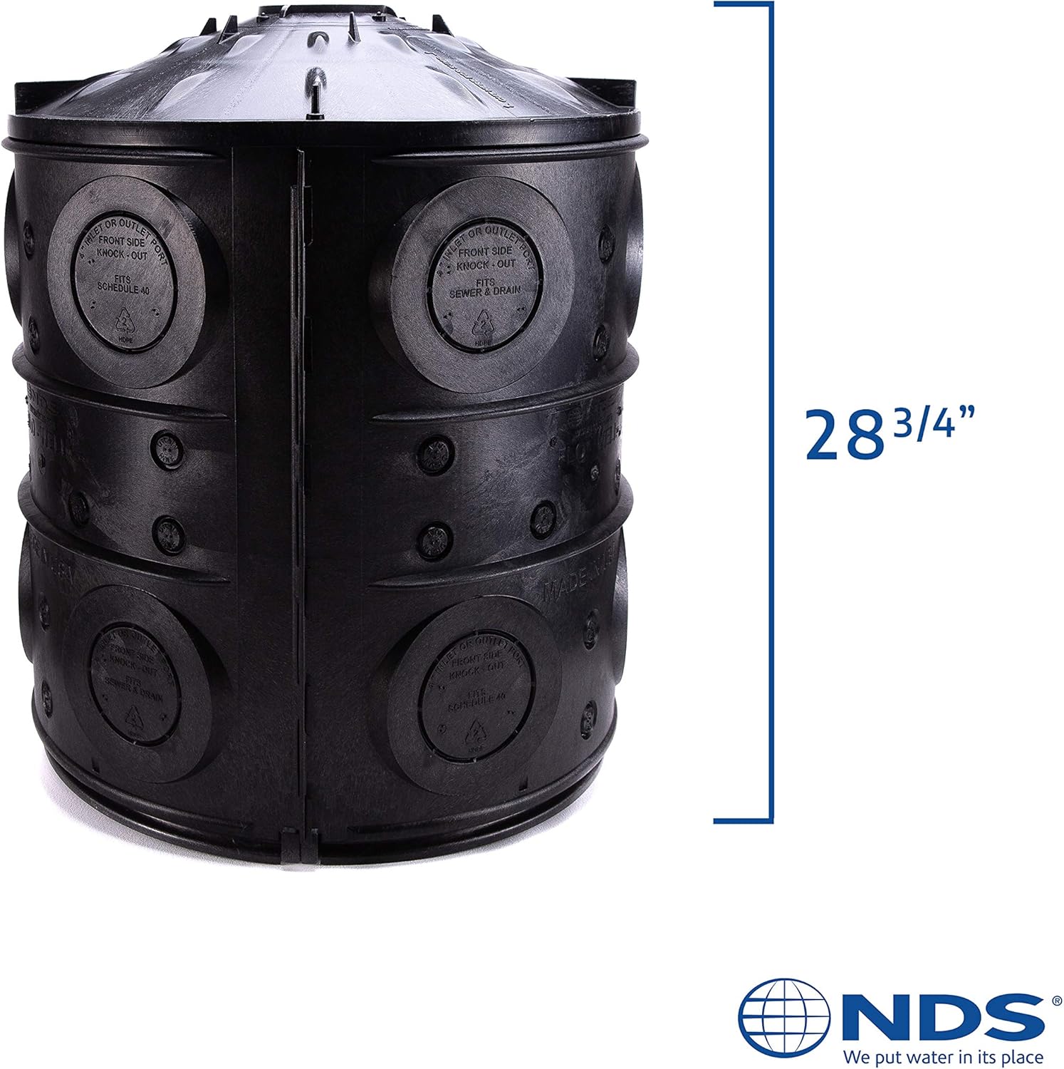 NDS Flo Stormwater Dry Well System Kit with Filter Fabric Wrap