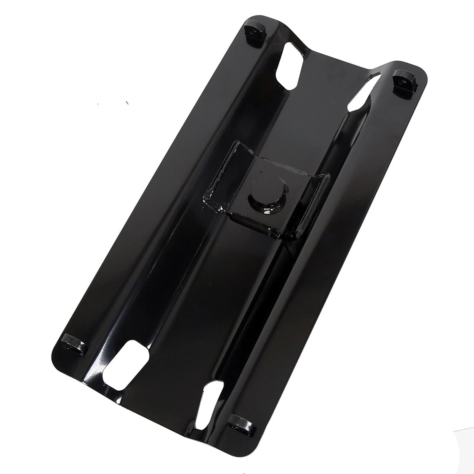 Kojem Universal Gooseneck Hitch Ball Adapter Plate for Standard 5th Fifth Wheel Rails for Pickup Truck Bed Tow 25,000 lbs 2-5/16-Inch Hitch Ball