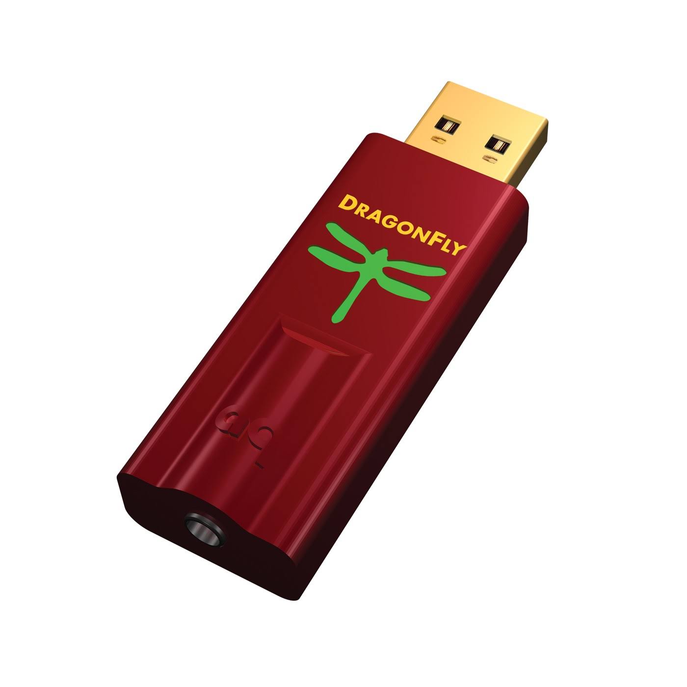 AudioQuest Dragonfly Red V1.0 USB DAC with Jitterbug USB Data and Power Noise Filter Package with Dragontail USB 2.0 Extender