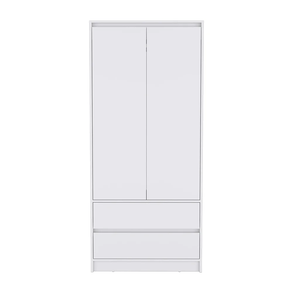CoSoTower 3 Piece Bedroom Set, Nightstand + Dresser+ Armoire, White