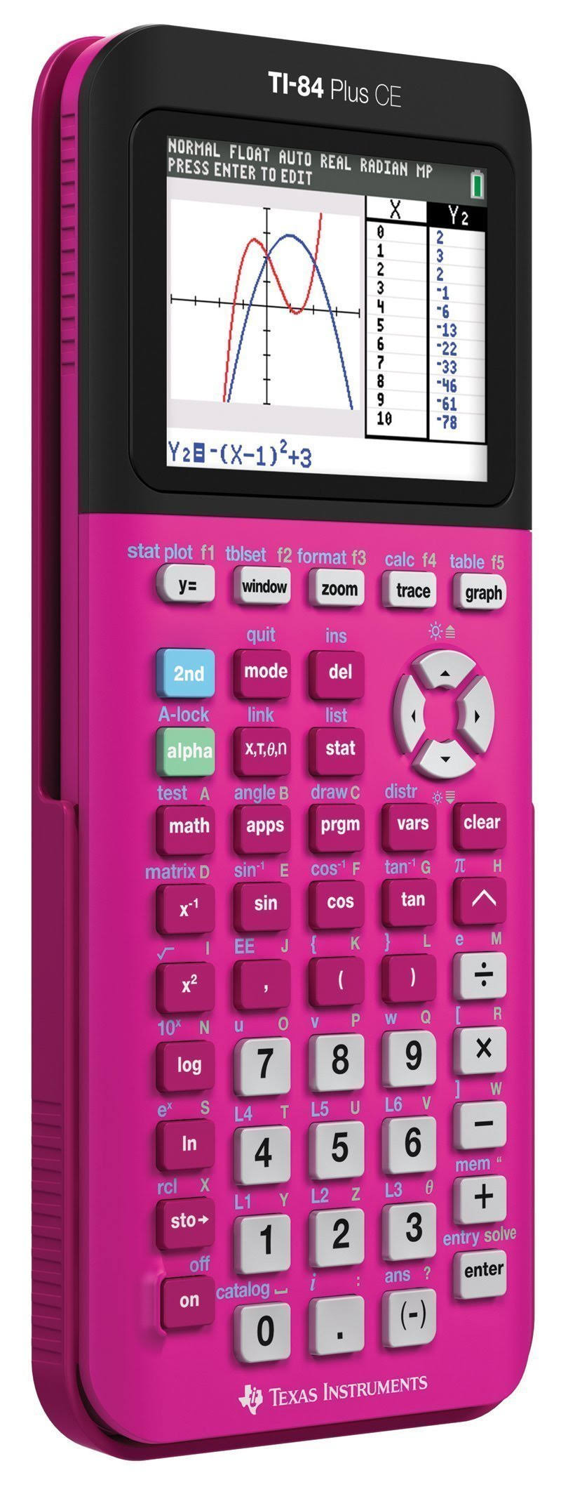 Texas Instruments TI-84 Plus CE Graphing Calculator - Pink