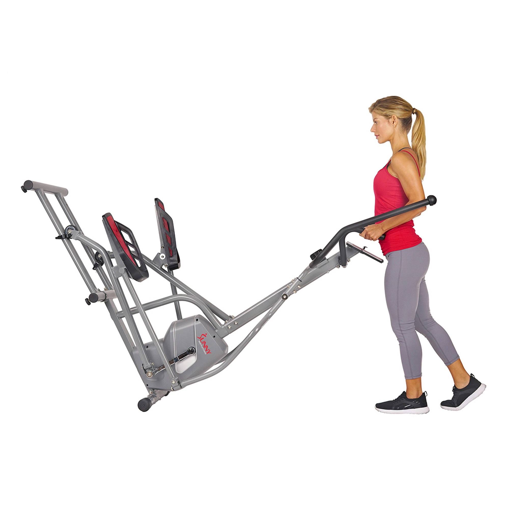 Sunny Health u0026 Fitness Magnetic Elliptical Trainer - Gray