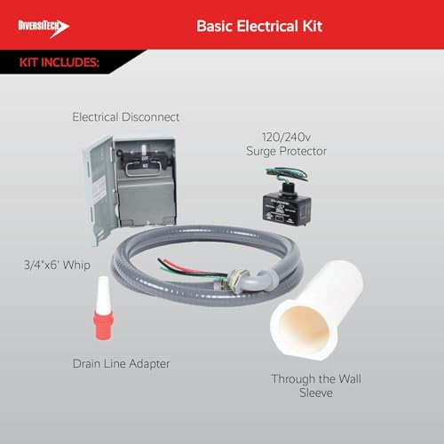 DiversiTech Mini Split Installation Kit - Compatible with All Models of Ductless Mini Split Units