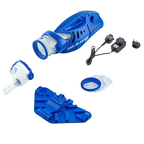 POOL BLASTER Max Cordless Pool Vacuum for Deep Cleaning & Strong Suction, Handheld Rechargeable Swimming Pool Cleaner for Inground and Above Ground Pools, Hoseless Pool Vac by Water Tech
