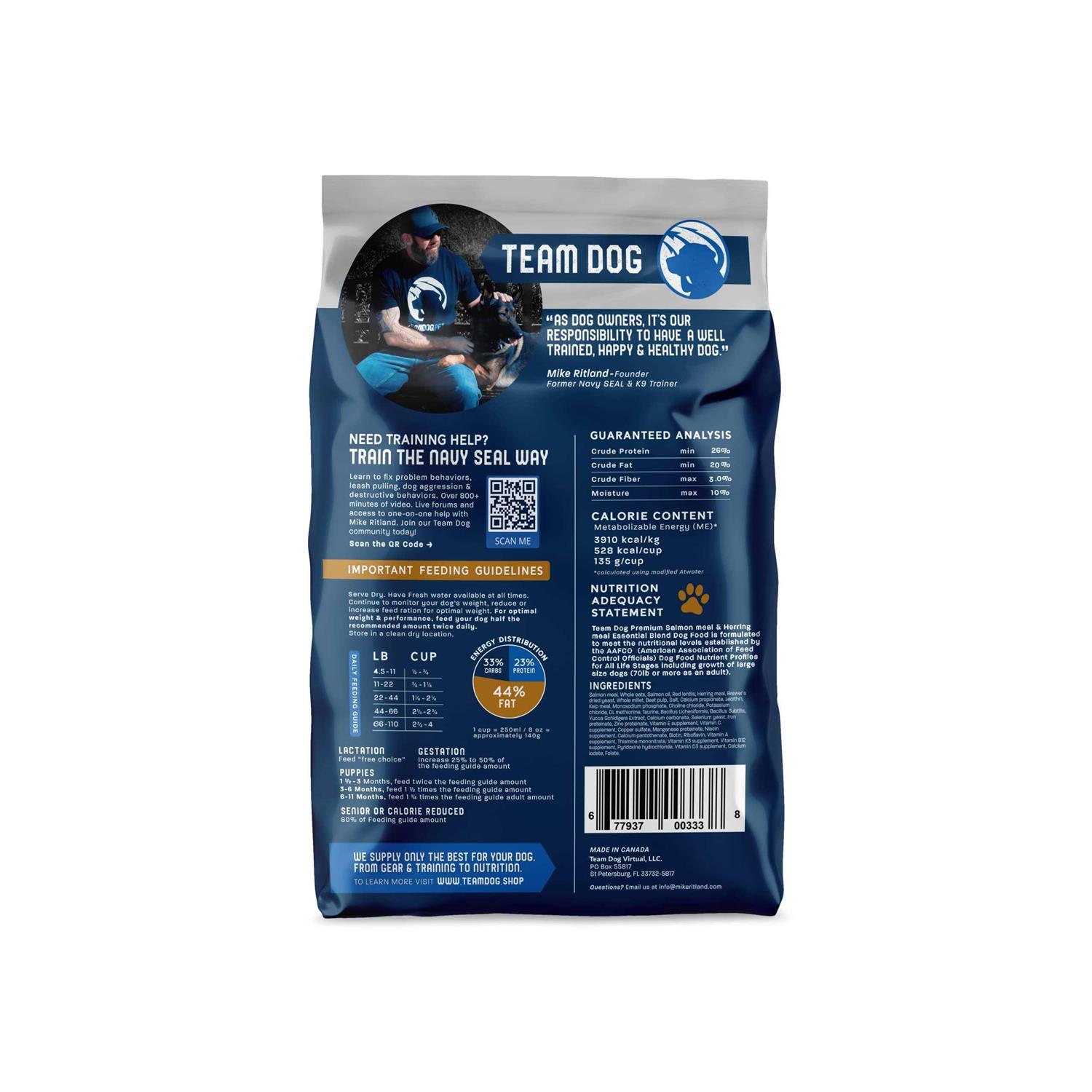 Team Dog Essential Blend Premium Dog Food - Pet Supplies online store
