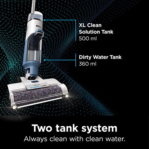 Shark HydroVac Cordless Pro XL 3-in-1 Vacuum, Mop & Self-Cleaning System with Antimicrobial Brushroll* & Solution for Multi-Surface, Hardwood, Tile, Marble & Area Rugs