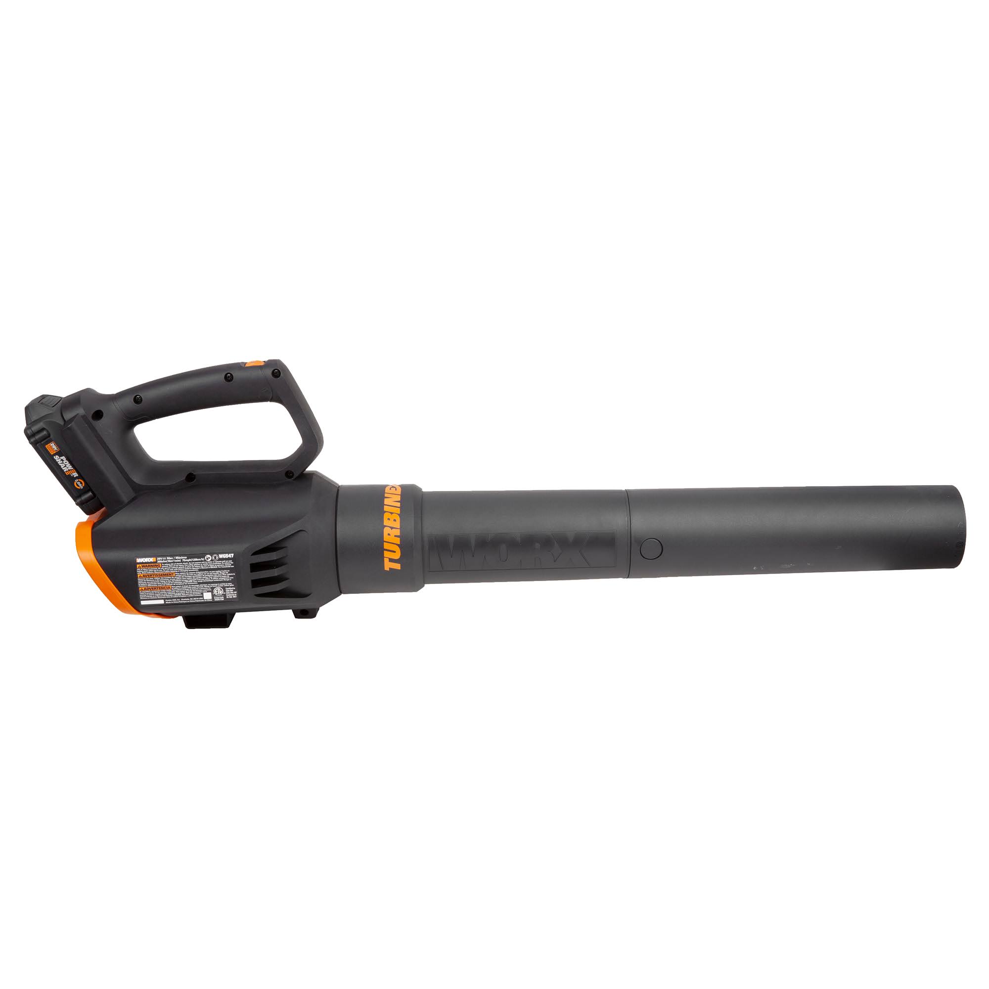 Worx Wg547.1 20 Volt Power Share Cordless 2 Speed Leaf Blower with 2 Batteries