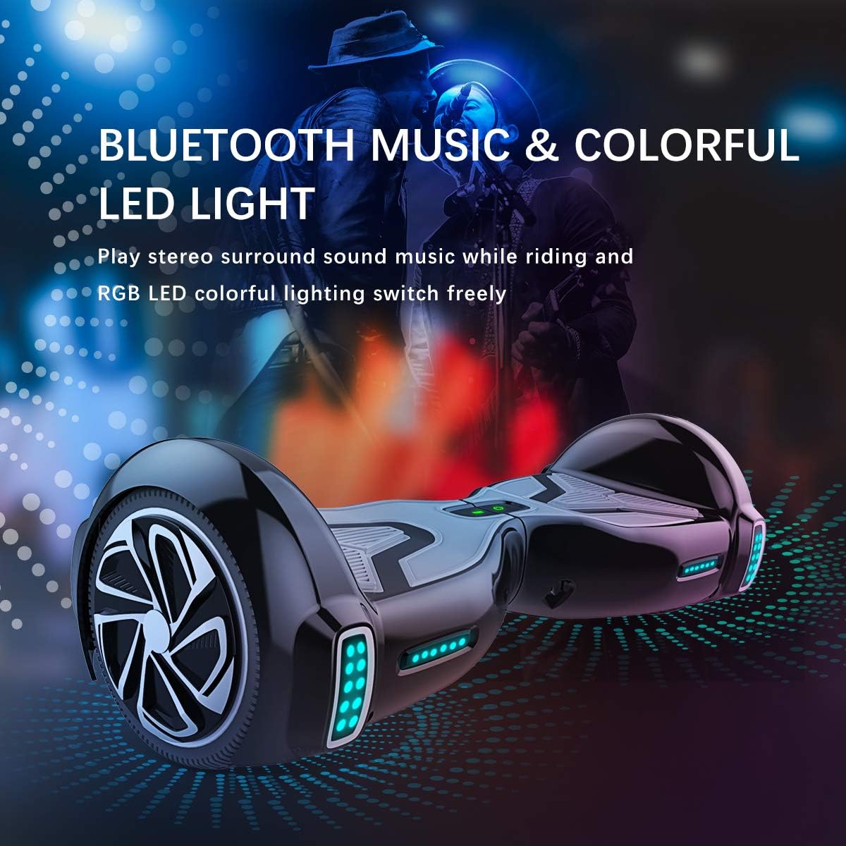 TOMOLOO Hoverboard for Kids and Adults, Hover Board with ul2272 Certified