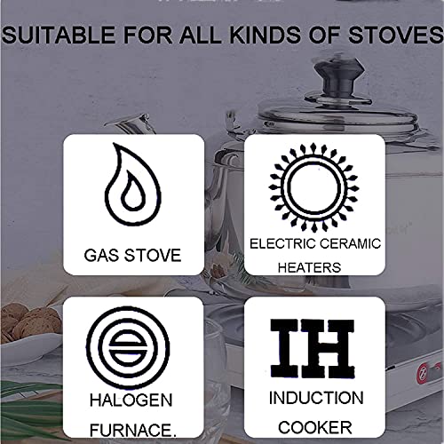 Stainless Whistling Tea Kettle Tea Pots Whistling Kettle 304 Stainless Steel Stove Universal Kettle Handle Electrolysis Process Steel teapot