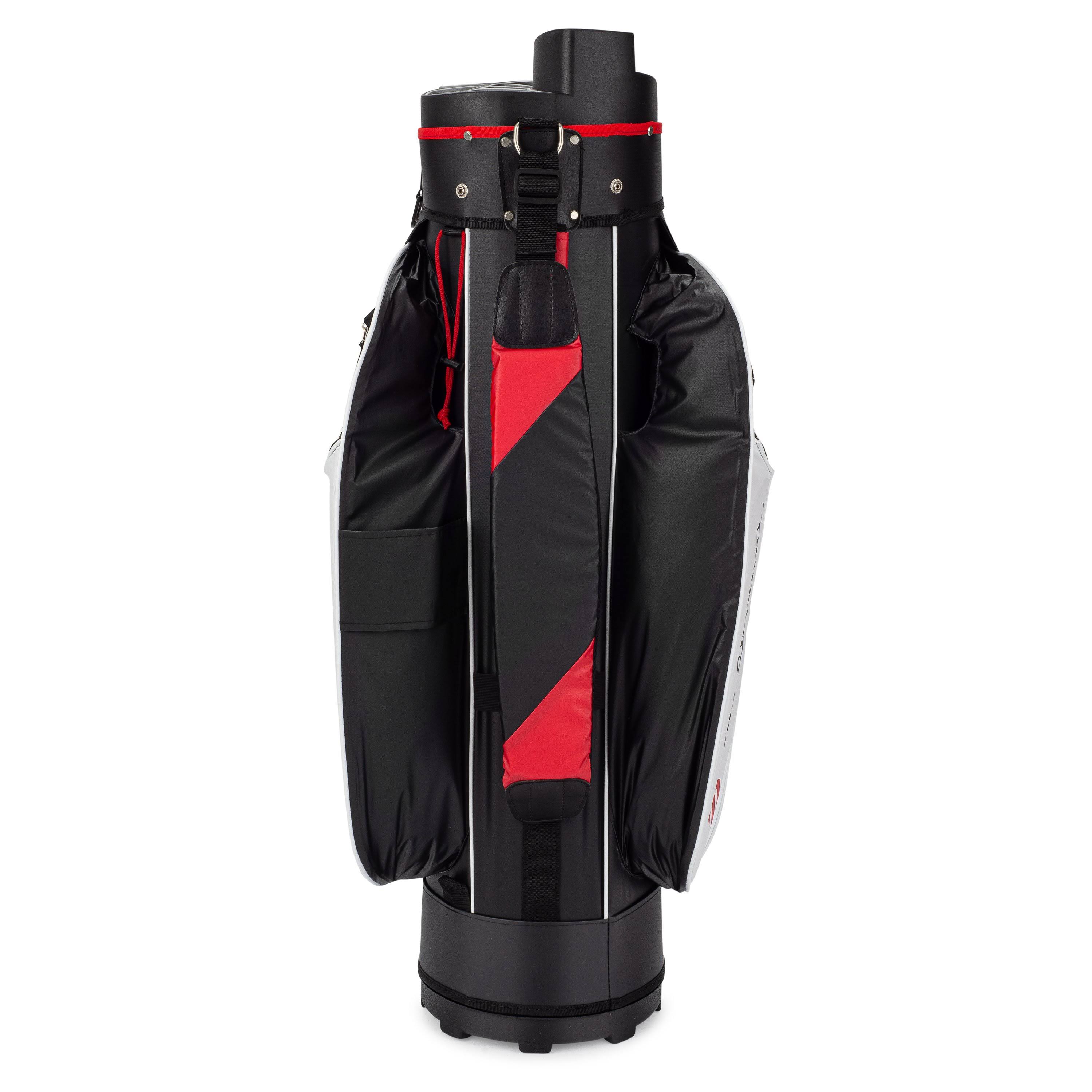 Founders Club Waterproof Premium Cart Bag 14 Way Organizer Divider Top White