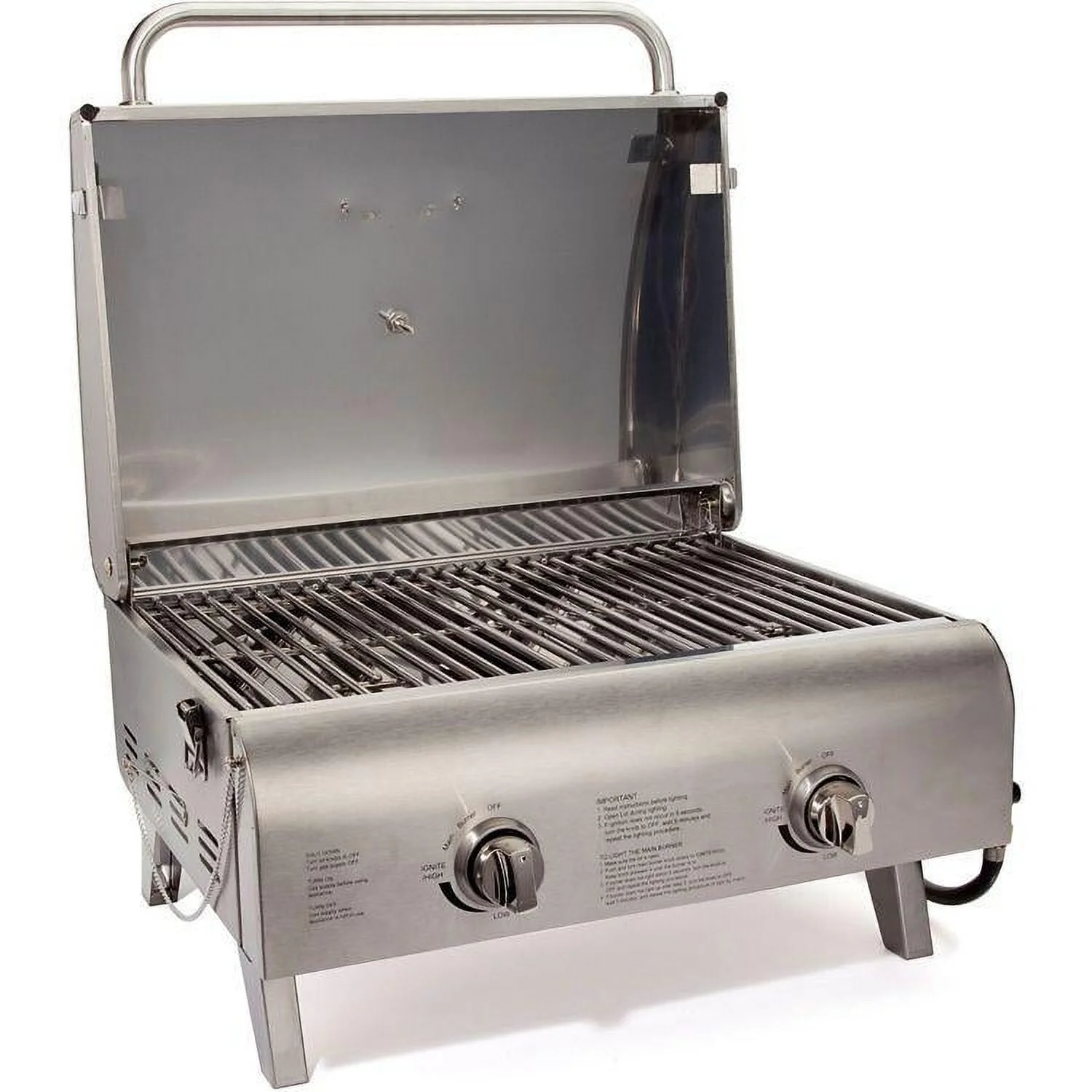 Cuisinart Gas Chef's Style Tabletop Grill, Stainless Steel