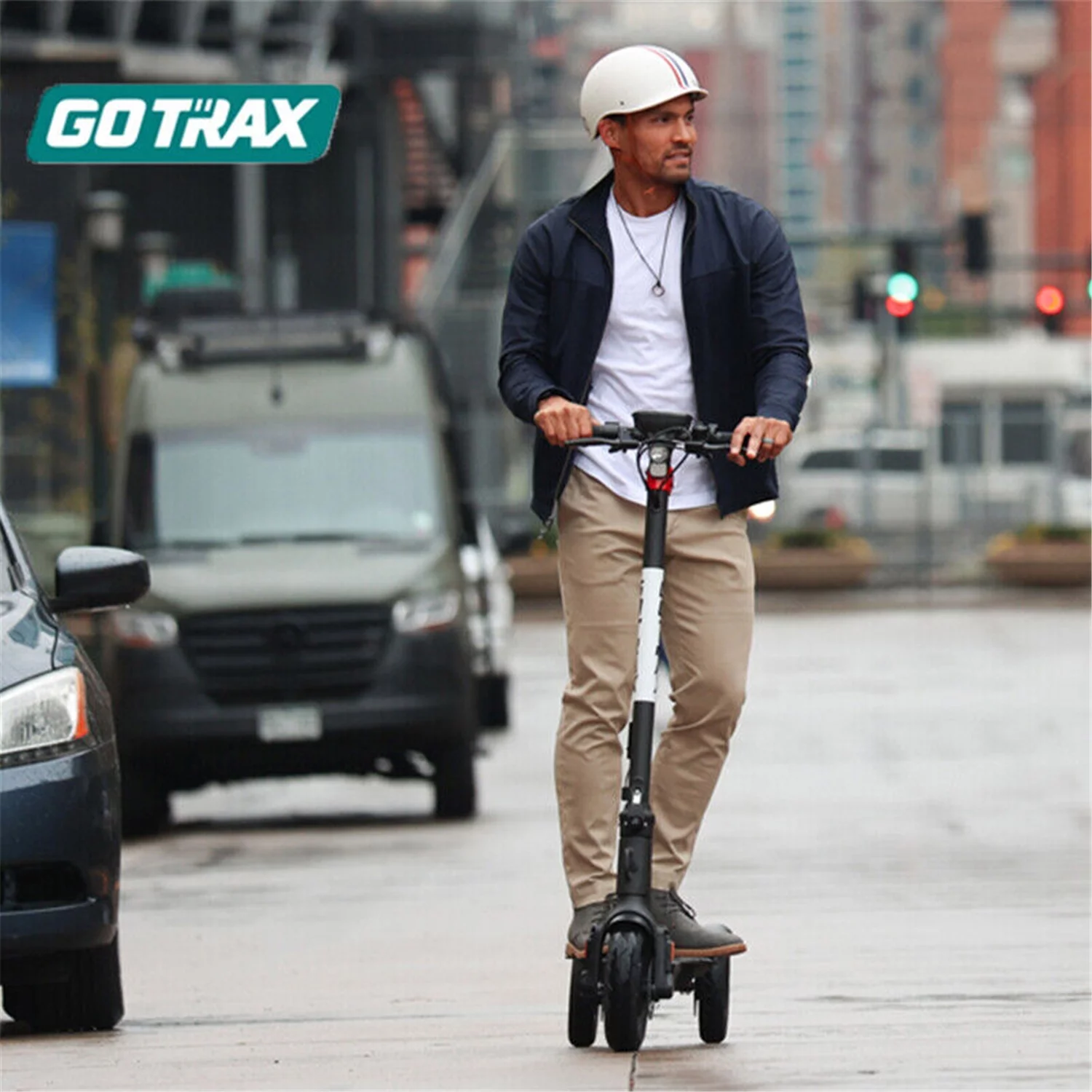 GOTRAX G Pro Electric Scooter Adults - 3 Wheels Folding Scooter for Commuters - 15.5mph, 24 mile