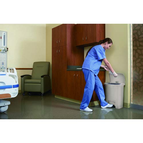 Rubbermaid Commercial Products Slim Jim Step-On Plastic Trash/Garbage Cans
