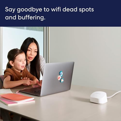 Amazon eero 6+ mesh wifi router (newest model) - Say goodbye to wifi dead spots, Coverage up to 4,500 sq. ft., Connect 75+ devices, 3-pack