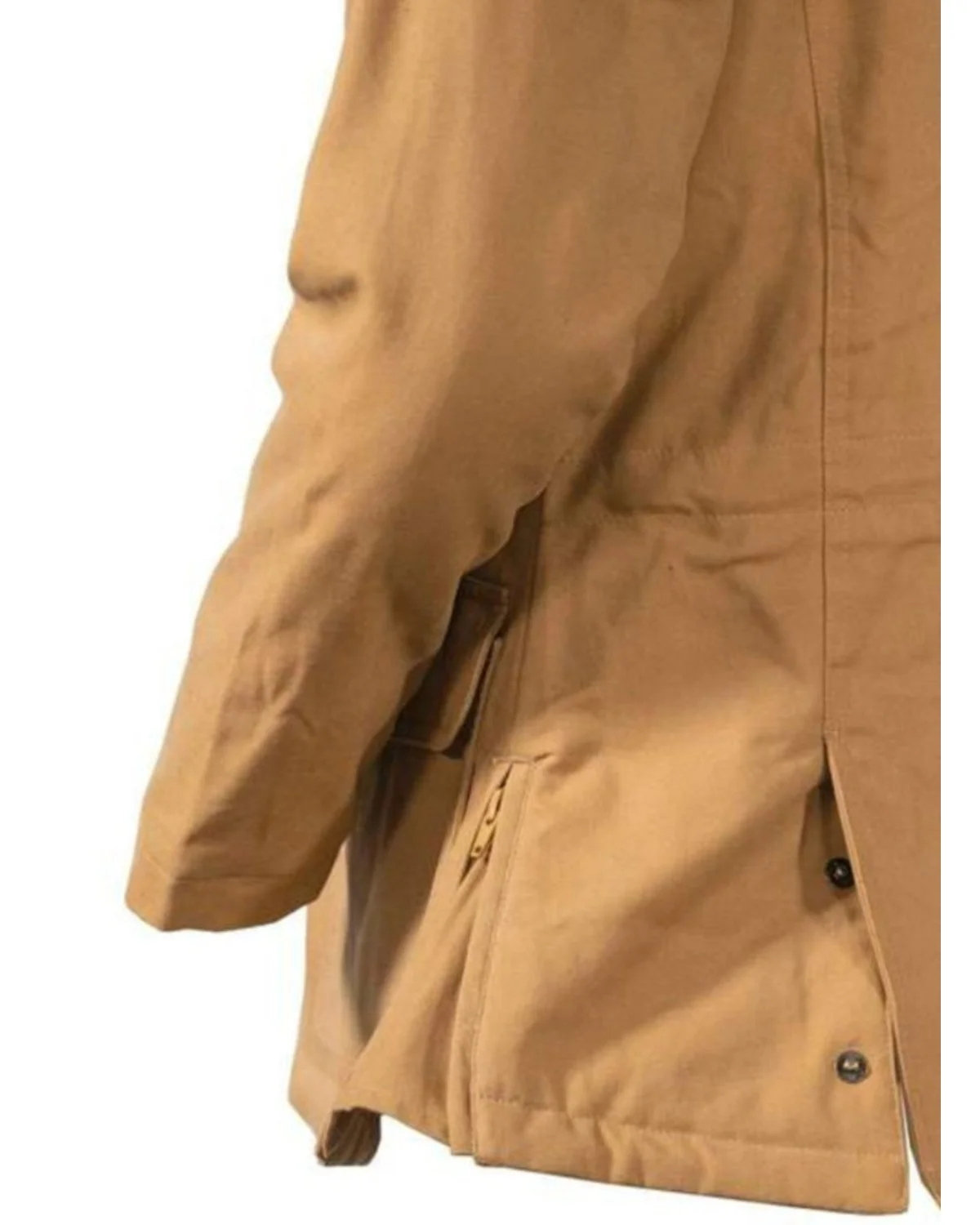 Outback Trading Co Women's Canvas Juniper Fleece Hooded Jacket Tan 3X  US