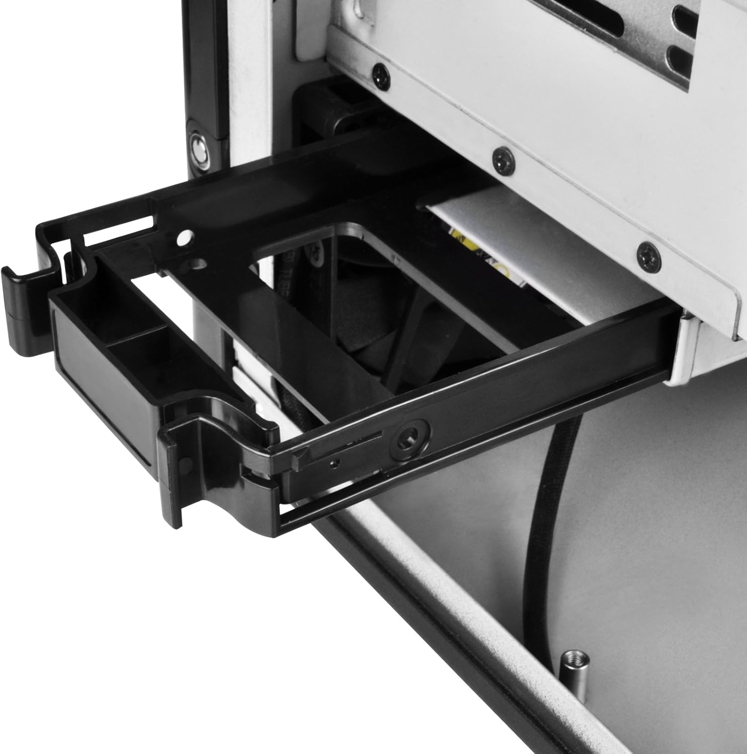 SilverStone Technology Silverstone CS280 Premium Mini-ITX NAS case with Eight 2.5 hot-swappable Bays, SST-CS280B,Black
