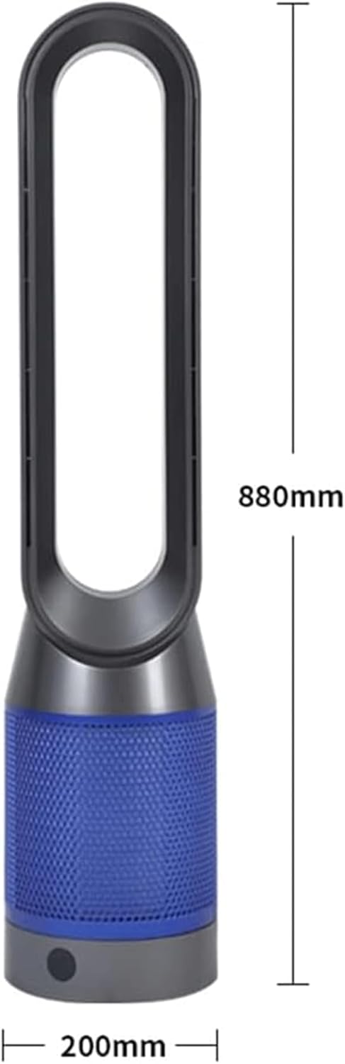 Electric Fan Bladeless Tower Fan, Cooling and Heating Dual-use Vertical Air Conditioning Fan, 80° Oscillating Fan with Remote Cool