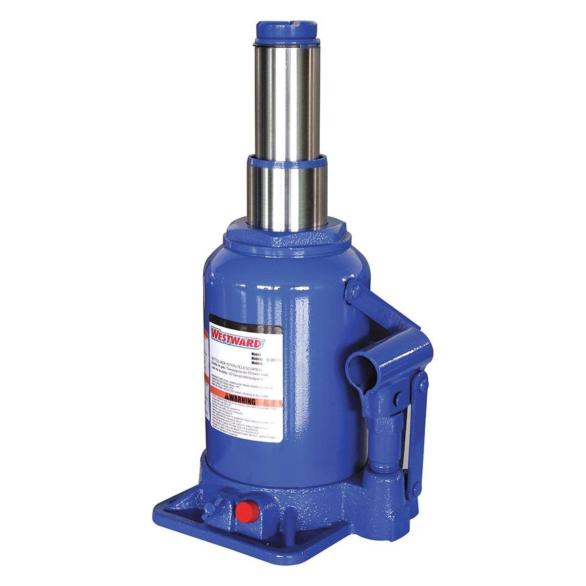 Westward 35MT15 Bottle Jack,Telescoping,10 Tons - Megean