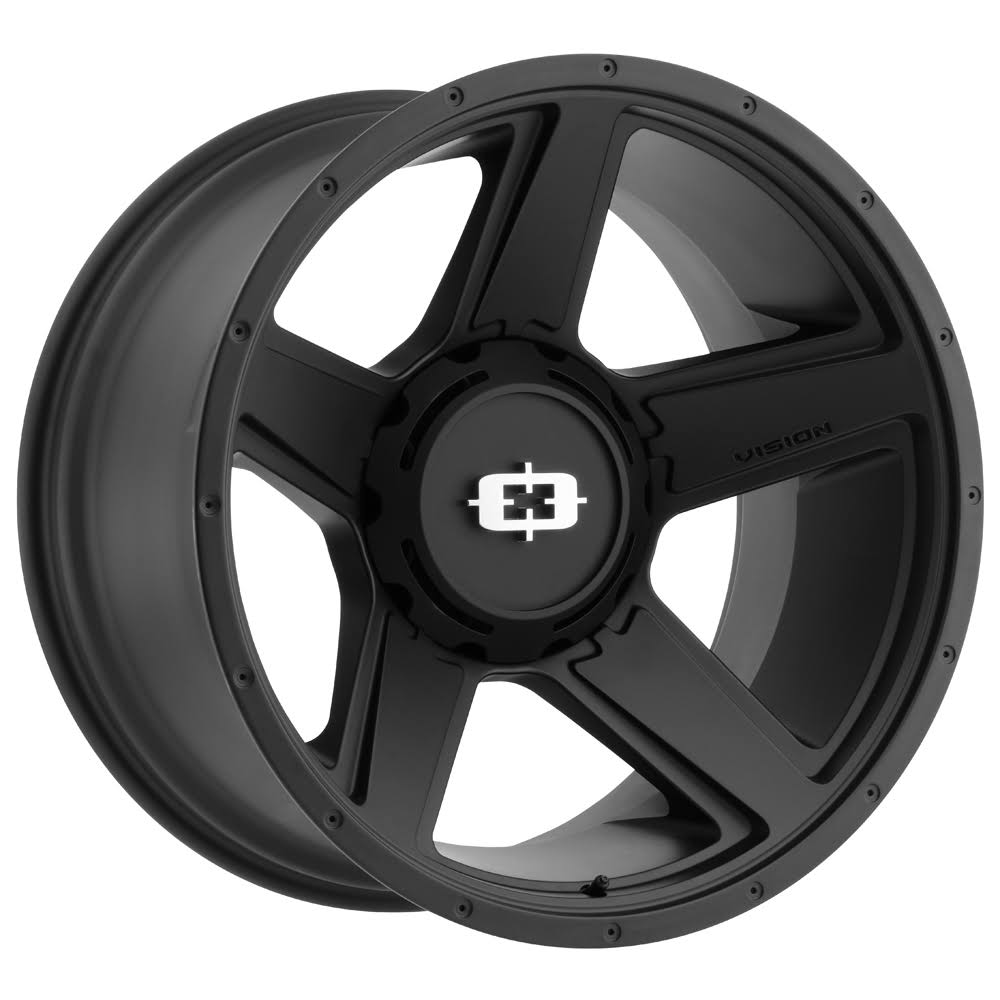 Vision Offroad 390 Empire 22x11.5 5x139.7 -44et Satin Black Wheel