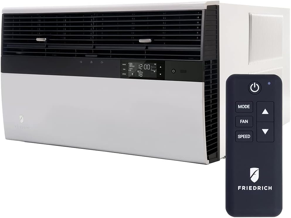 Friedrich KCQ08A10A Kuhl 8,000 BTU 115V Smart Wi-Fi Room Air Conditioner Bundle with 1 YR CPS Enhanced Protection Pack