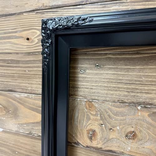 65 & 75 Inch TV frame for Samsung The Frame TV. SATIN BLACK (not for use with other models) Handmade wood ornate TV Frame