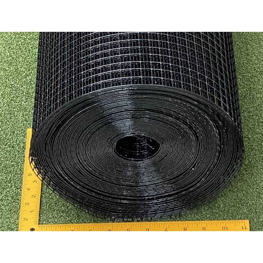 Critterfence Black Steel Square Grid Welded Wire Fence - Shop Hardware Tools Online Store