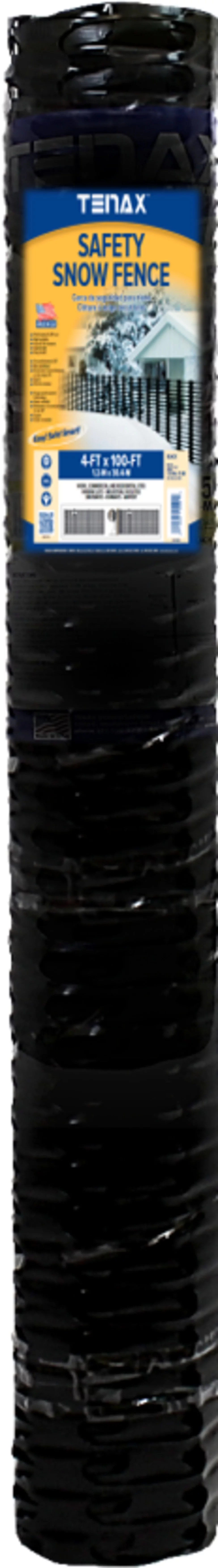 Tenax Safety Snow Fence 4-ft x 100-ft Black - Curated Treasures Market