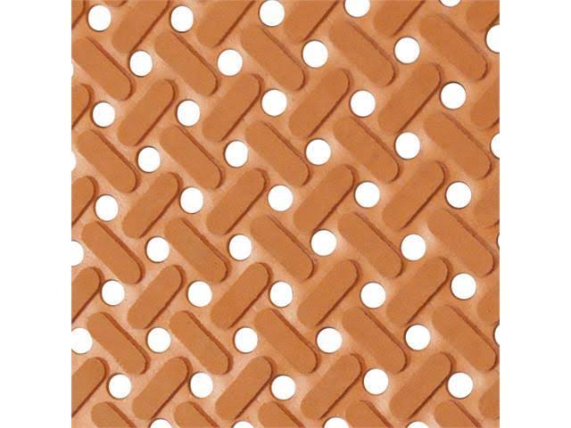 Rubber-Cal Paw-Grip Red 34 in. x 7 ft. Nitrile Non-Slip Rubber Mat