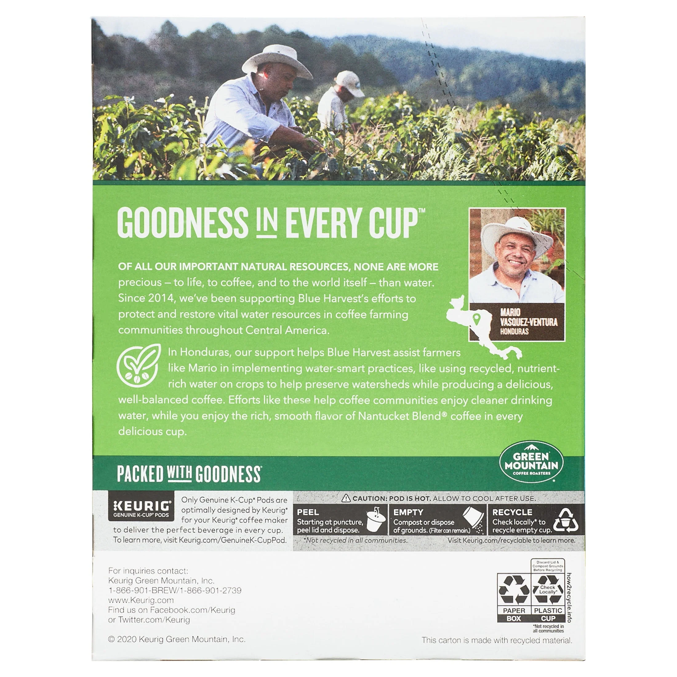 Green Mountain Coffee Roasters, Nantucket Blend Medium Roast K-Cup Coffee Pods, 24 Count
