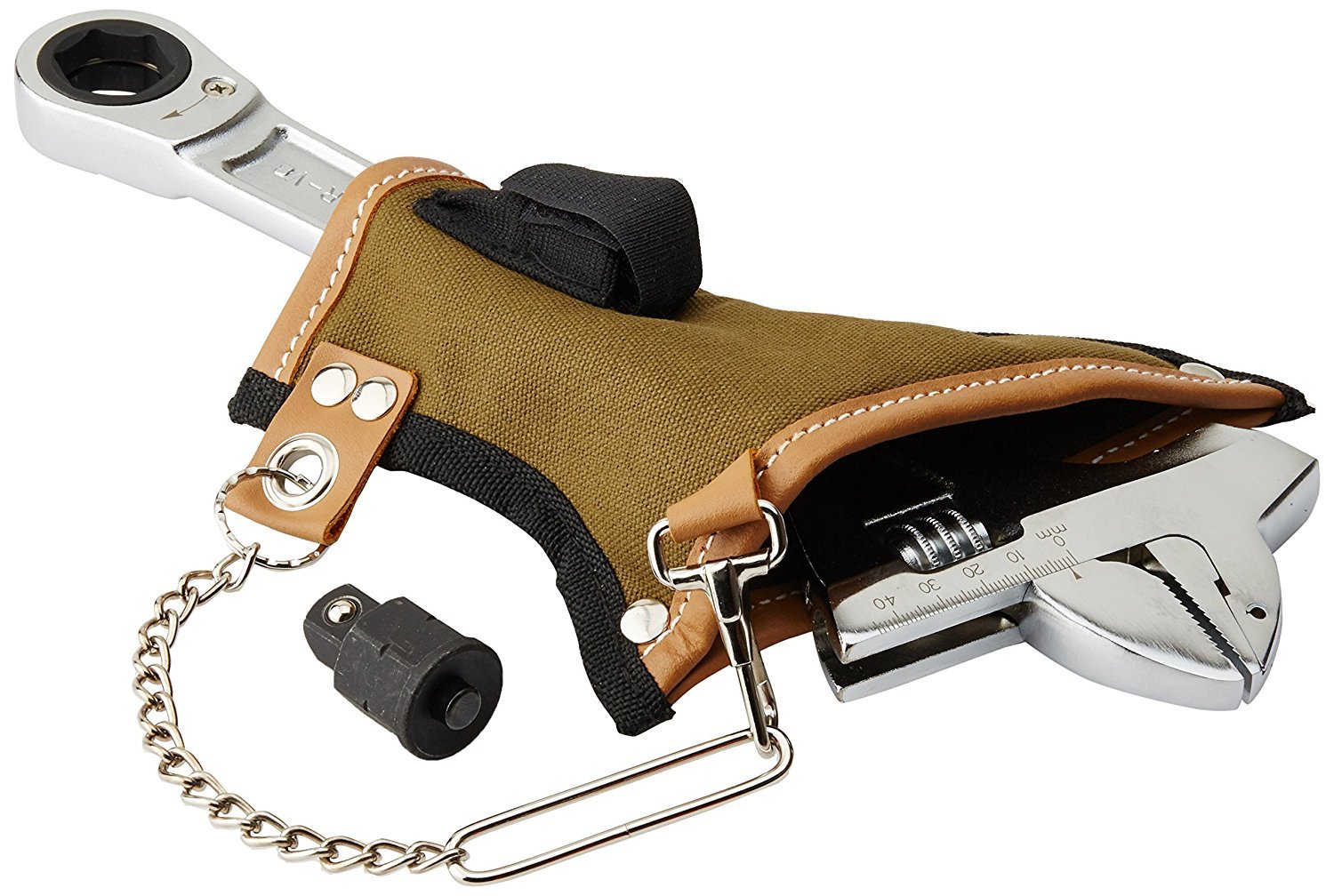 Proferred T10001 Mining Adjustable Wrench with Hammer, Chrome Finish, 12" Pack of 2