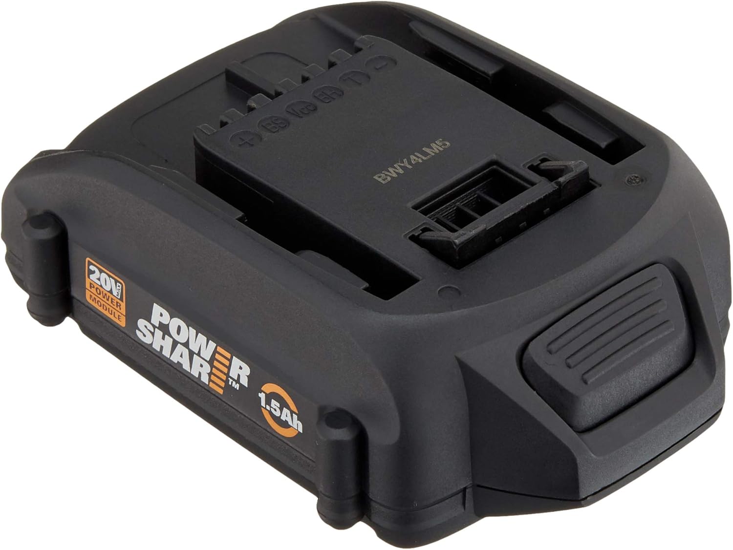 WORX WA3578 - PowerShare 20V 4.0Ah, Lithium Ion High Capacity Battery, Orange and Black