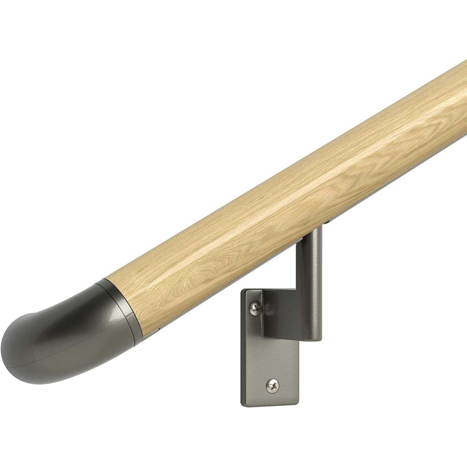 Promenaid Handrail Kit Complete Indoor Hand Rail for Steps Aluminum - Shop Hardware Tools Online Store