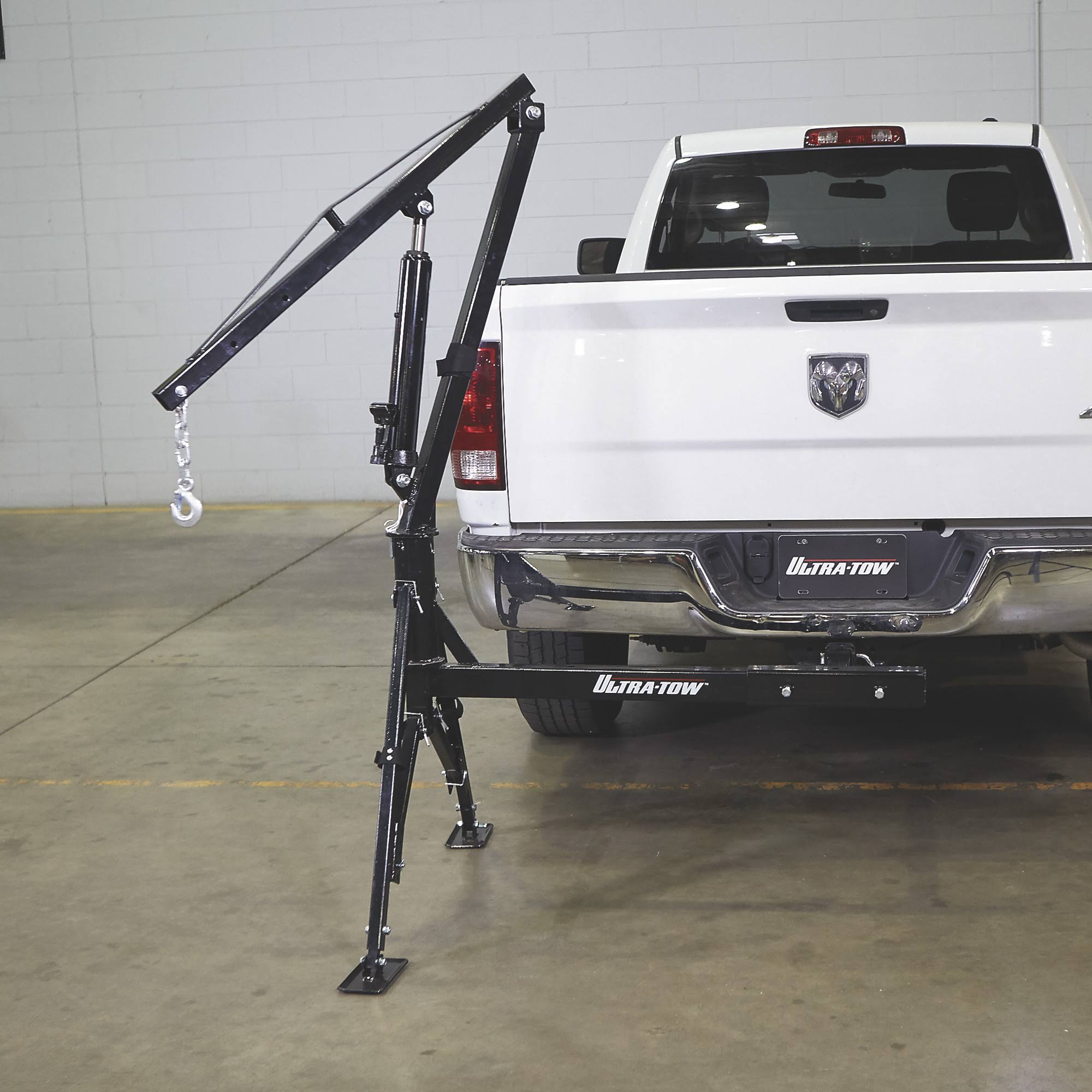 Ultra-Tow Hydraulic Hitch-Mount Truck Crane - 1000-Lb. Capacity