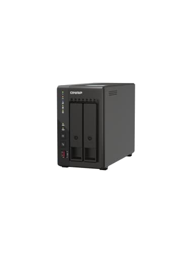 QNAP TS-453E-8G-US 4 Bay High-Performance Desktop NAS with Intel Celeron Quad-core Processor, 8 GB DDR4 RAM and Dual 2.5GbE (2.5G/1G/100M) Network Connectivity (Diskless)