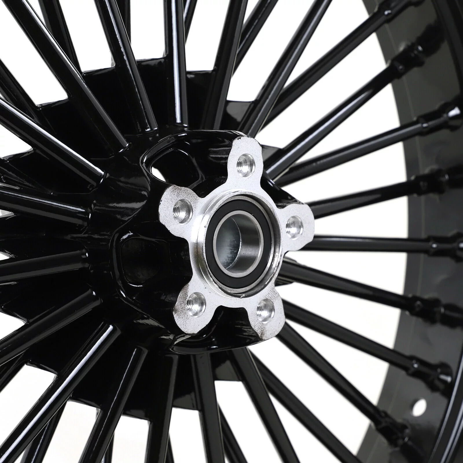 21x3.5 18x5.5 Fat Spoke Wheels Rim for Harley Dyna Wide Glide FXDWG 2006-2017 - Curated Treasures Market
