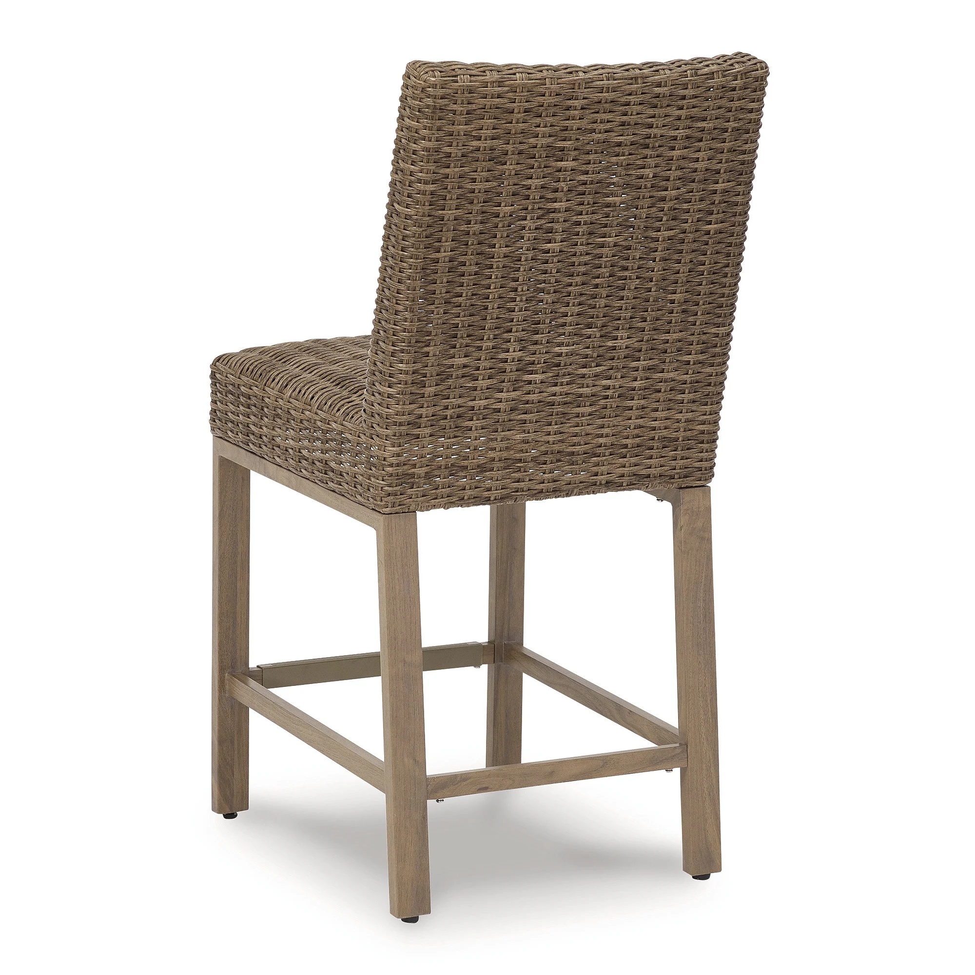 Signature Design by Ashley Walton Bridge Indoor/Outdoor Bar Stool, Set of 2, Driftwood