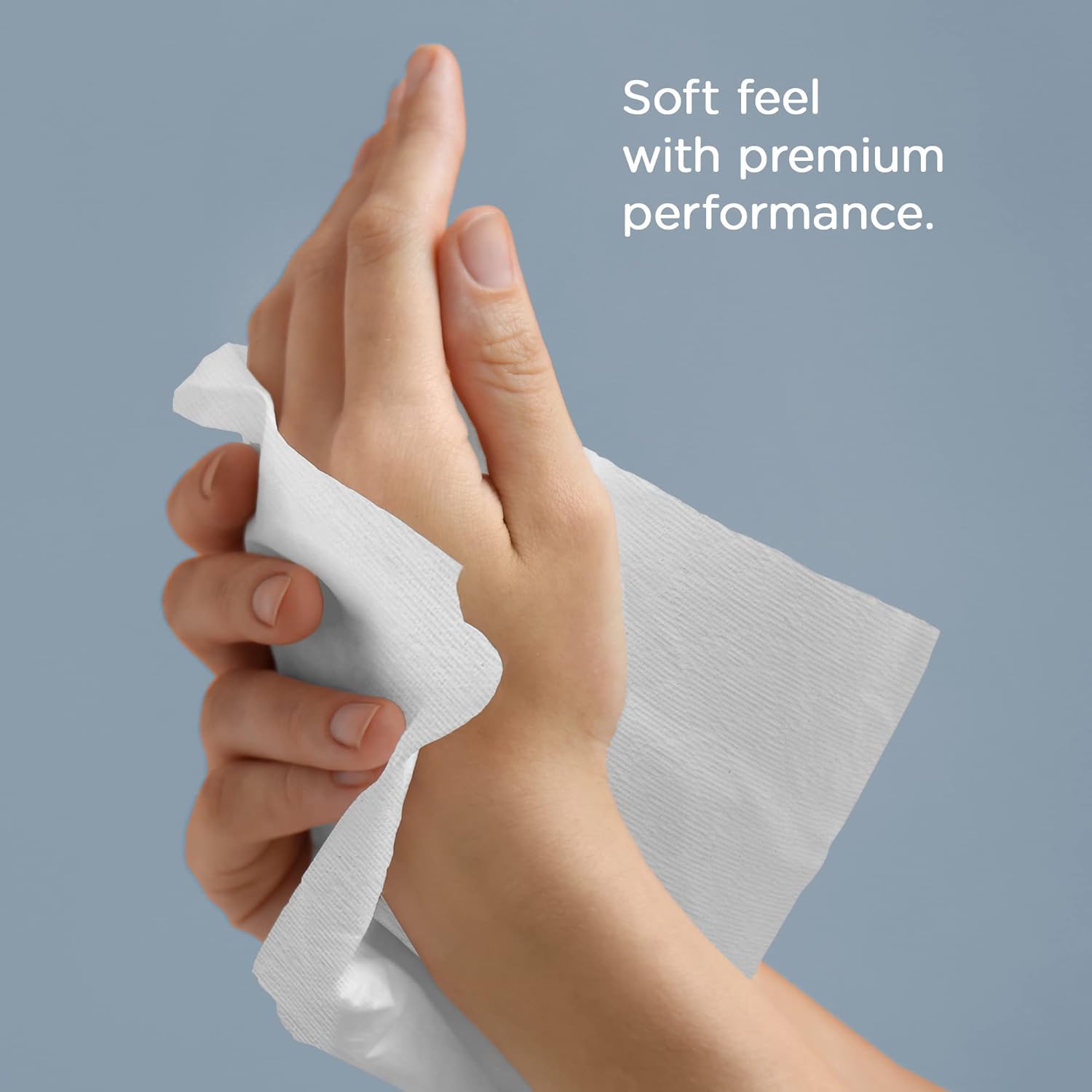 Kleenex Hard Roll Paper Towels (50606) with Premium Absorbency Pockets, 1.75 Core, White, 600'/Roll, 6 Rolls/Case, 3,600'/Case Pack of 2