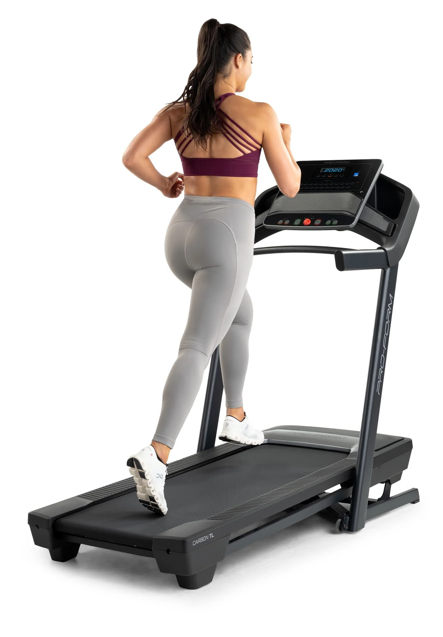 ProForm Carbon TL; Treadmill for Walking and Running with 5鈥?Display, Built-In Tablet Holder and SpaceSaver Design