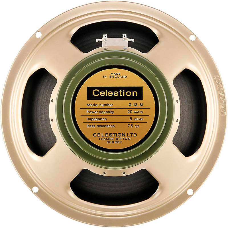 Celestion Heritage Series G12M 8 Ohms, 20-Watt Guitar Speaker