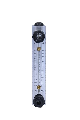 PureT Panel Mount Flow Meter - Measure and Control Water Flow, Measures both GPM and LPM, Great for RO and DI Systems