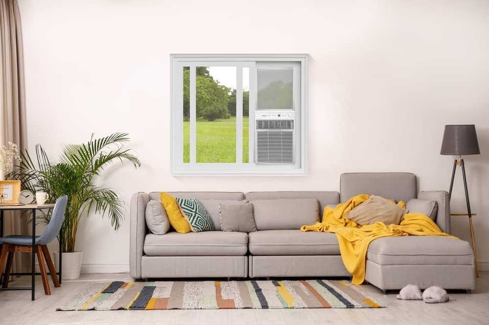 Frigidaire Window-Mounted Slider Casement Air Conditioner, 8,000 BTU, in White